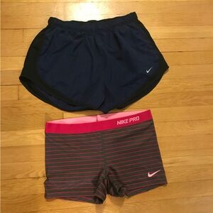 2 Nike XL Athletic Shorts; Like new; Neither worn many times